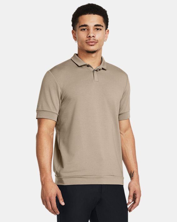 Men's Curry Terry Polo in Brown image number 0